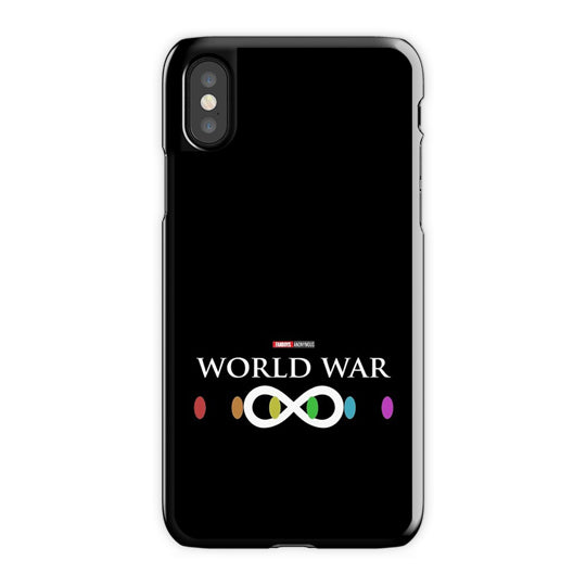 Avenger Infinity War iPhone X Case, Black Tough Case