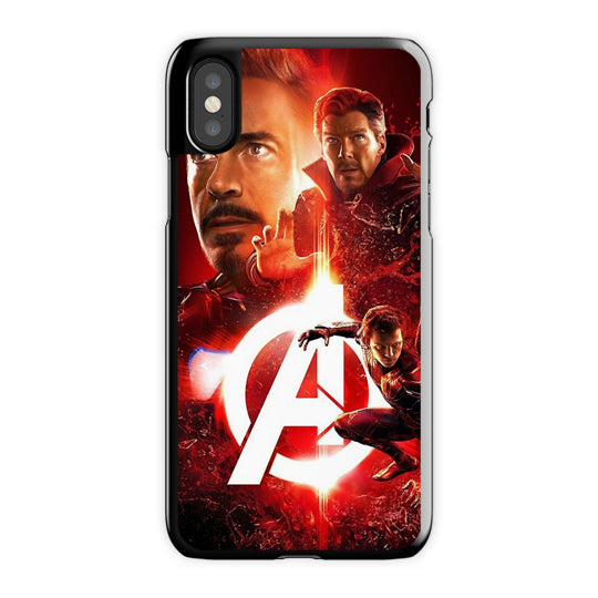 Avenger Infinity War iPhone X Case, Black Tough Case
