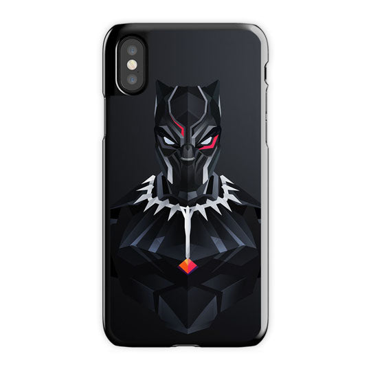 Black Panther iPhone X Case, Black Tough Case