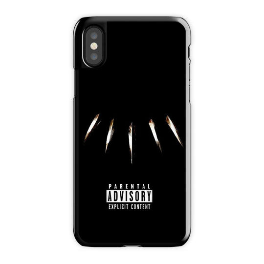 Black Panther iPhone X Case, Black Tough Case
