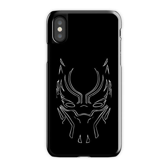 Black Panther iPhone X Case, Black Snap Case