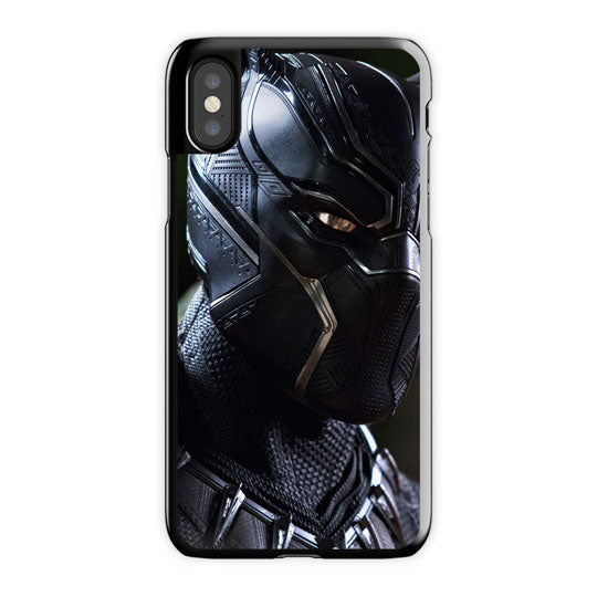 Black Panther iPhone X Case, Black Snap Case