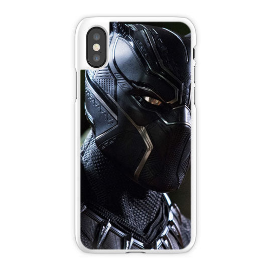 Black Panther iPhone X Case, White Tough Case