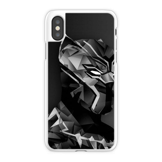 Black Panther iPhone X Case, White Tough Case