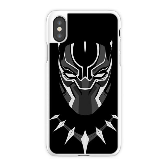 Black Panther iPhone X Case, White Snap Case