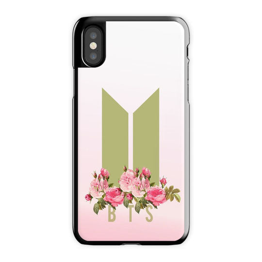 Bts iPhone X Case, Black Snap Case