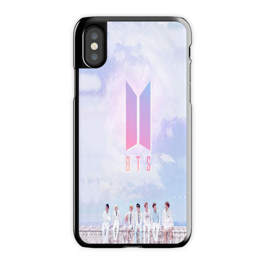 Bts iPhone X Case, Black Snap Case