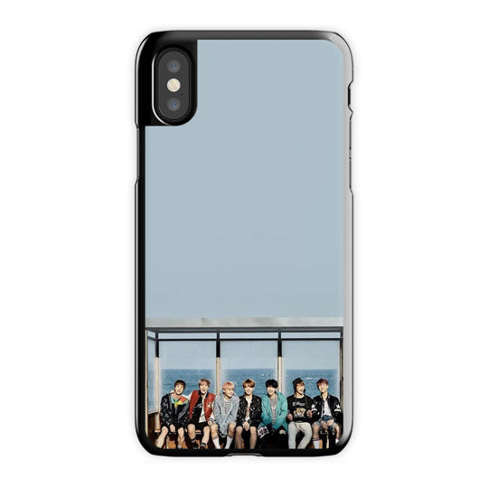 Bts iPhone X Case, Black Snap Case