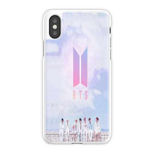 Bts iPhone X Case, White Tough Case
