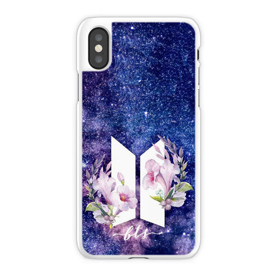 Bts iPhone X Case, White Snap Case
