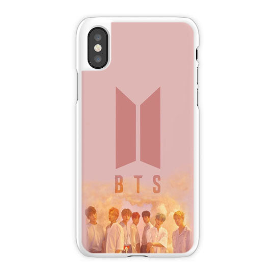 Bts iPhone X Case, White Snap Case