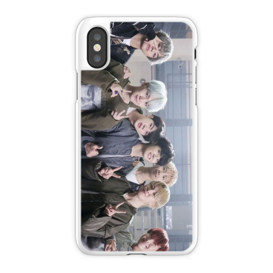 Bts iPhone X Case, White Snap Case