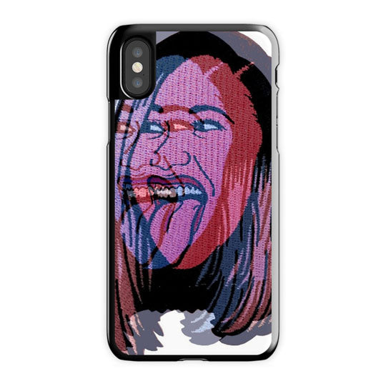 Cardi B Crazy iPhone X Case, Black Tough Case