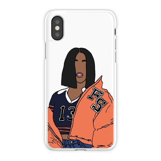 Cardi B iPhone X Case, White Tough Case