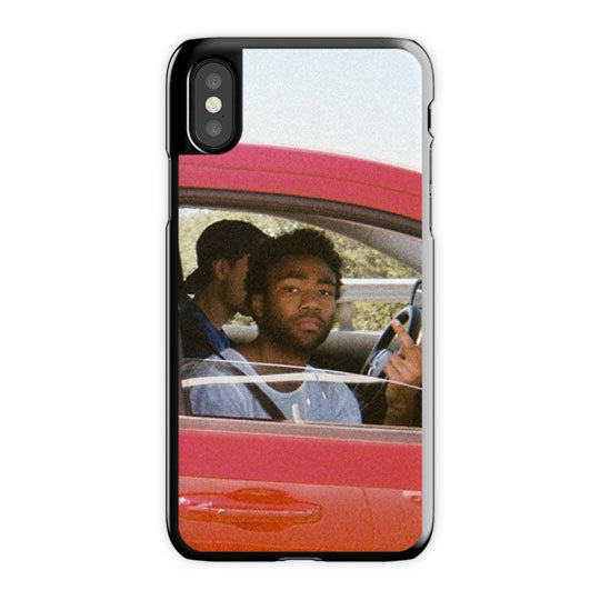 Childish Gambino iPhone X Case, Black Tough Case
