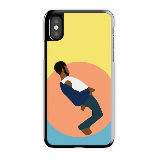 Childish Gambino iPhone X Case, Black Snap Case