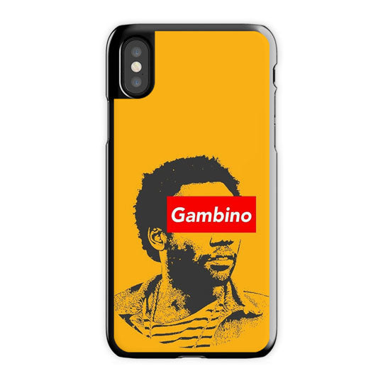 Childish Gambino iPhone X Case, Black Snap Case