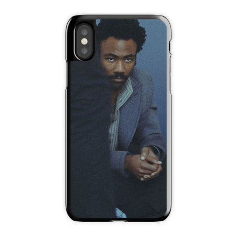 Childish Gambino iPhone X Case, Black Snap Case