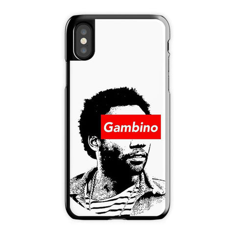 Childish Gambino iPhone X Case, Black Snap Case