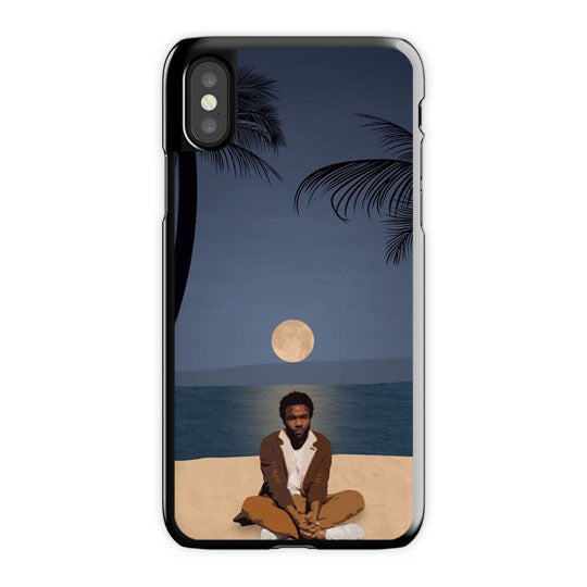 Childish Gambino iPhone X Case, Black Snap Case