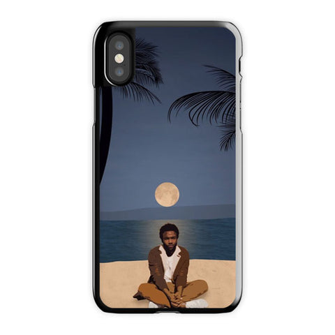 Childish Gambino iPhone X Case, Black Snap Case