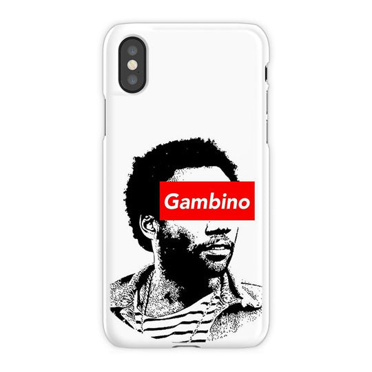 Childish Gambino iPhone X Case, White Tough Case