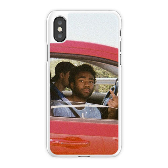 Childish Gambino iPhone X Case, White Tough Case