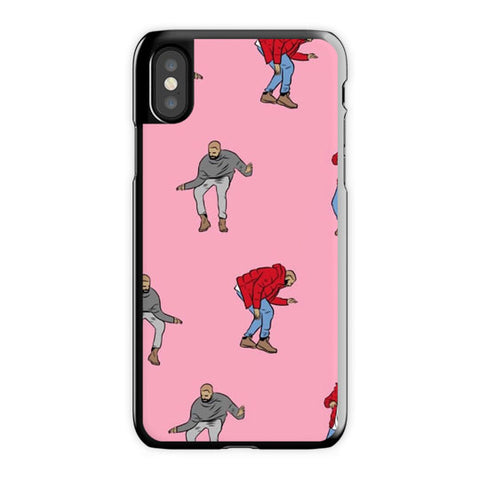 Drake iPhone X Case, Black Snap Case