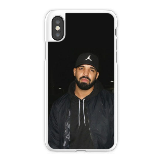 Drake iPhone X Case, White Snap Case