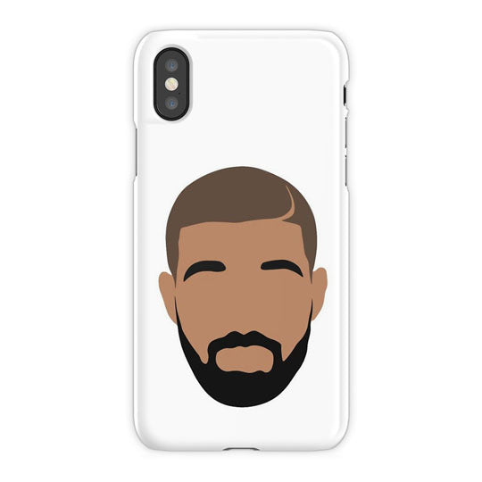 Drake iPhone X Case, White Snap Case