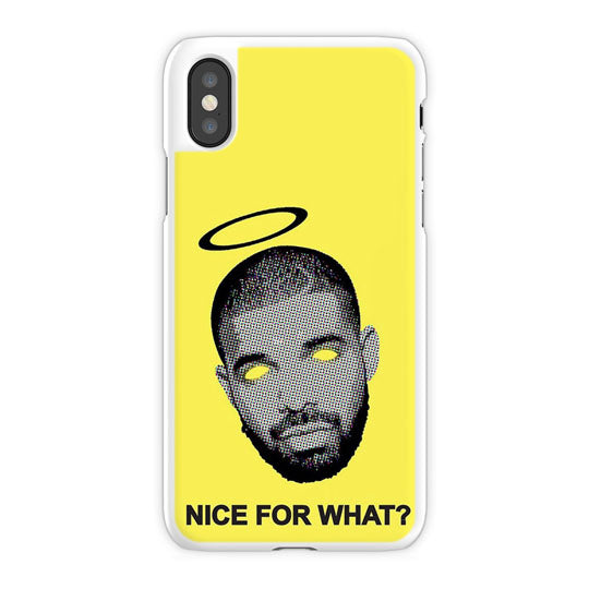 Drake iPhone X Case, White Snap Case