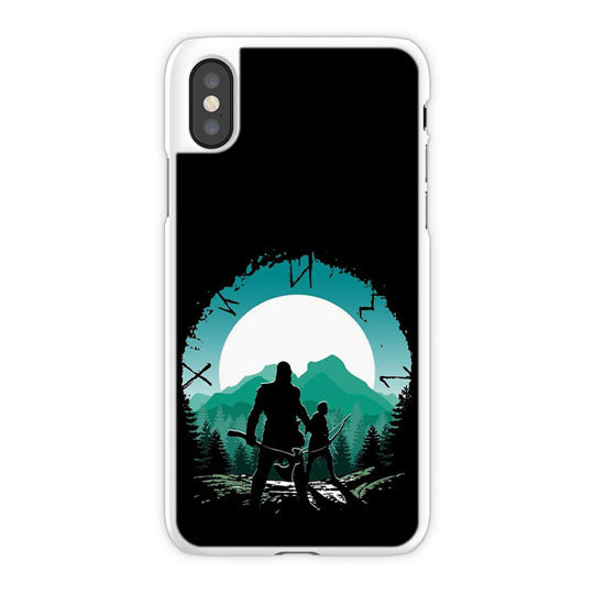 God Of War Kratos iPhone X Case, White Snap Case
