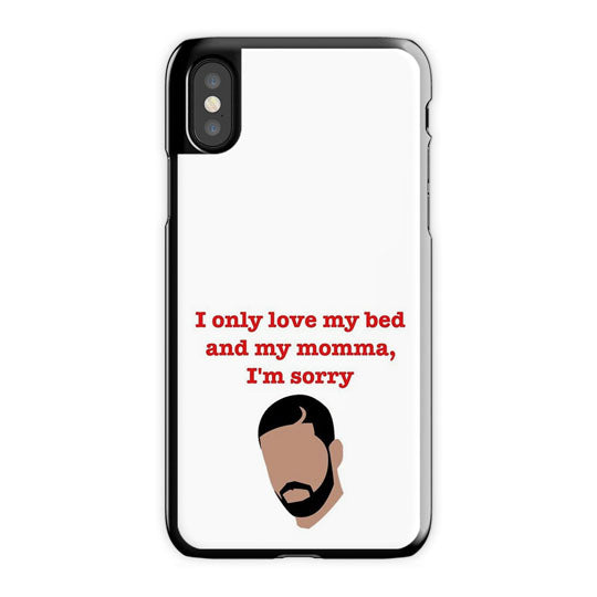 Gods Plan Drake iPhone X Case, Black Snap Case