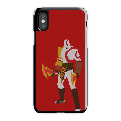 Kratos God Of War iPhone X Case, Black Snap Case