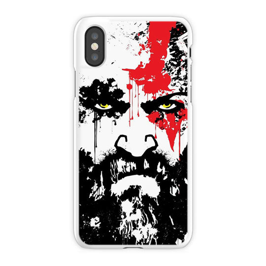 Kratos God Of War iPhone X Case, White Tough Case