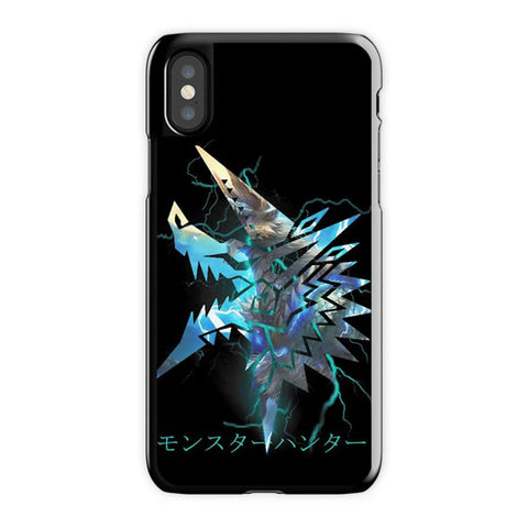 Monster Hunter Zinogre iPhone X Case, Black Snap Case