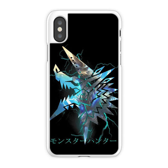 Monster Hunter Zinogre iPhone X Case, White Tough Case