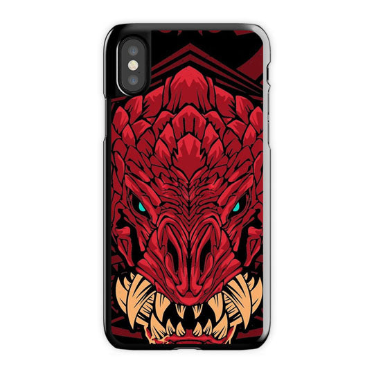Monster Hunterer Odogaron iPhone X Case, Black Tough Case