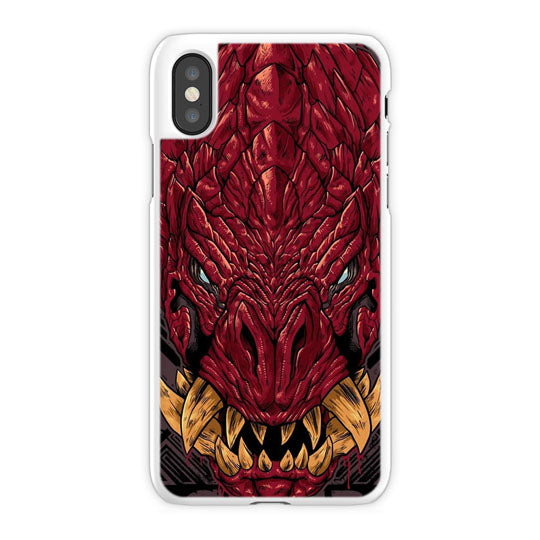 Monster Hunterer Odogaron iPhone X Case, White Snap Case