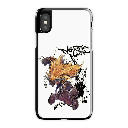 Monster Hunterer Rajang iPhone X Case, Black Tough Case
