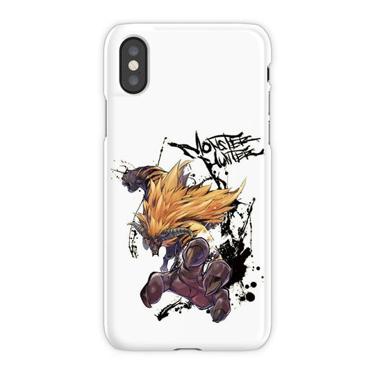 Monster Hunterer Rajang iPhone X Case, White Tough Case