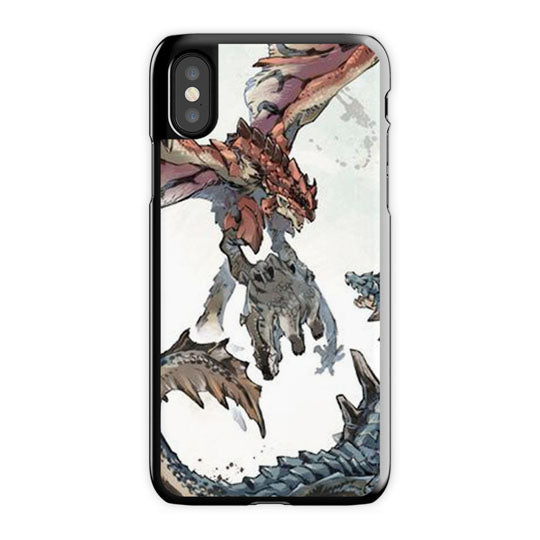 Monster Hunterer iPhone X Case, Black Tough Case