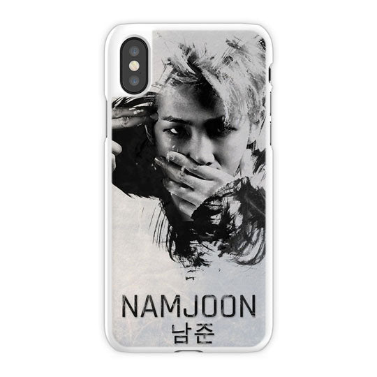 Namjoon Bts iPhone X Case, White Snap Case