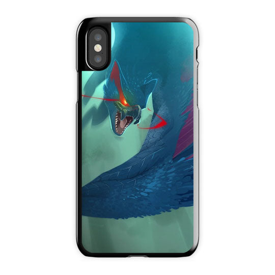 Nargacuga Hunt Monster Hunter iPhone X Case, Black Snap Case