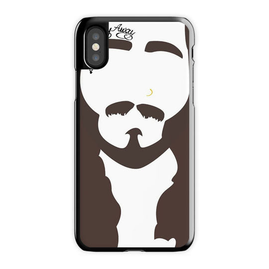 Post Malone Austin iPhone X Case, Black Tough Case