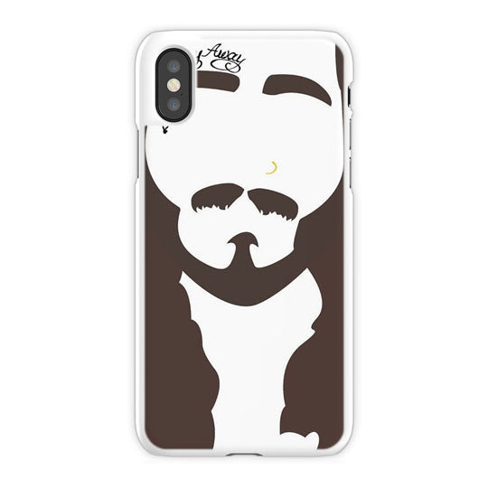 Post Malone Austin iPhone X Case, White Snap Case