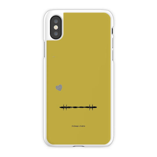 Post Malone Rockstar iPhone X Case, White Snap Case