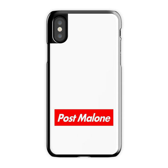 Post Malone iPhone X Case, Black Tough Case