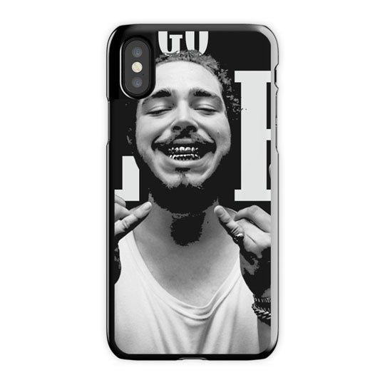 Post Malone iPhone X Case, Black Tough Case
