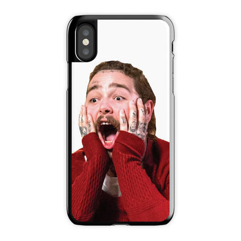 Post Malone iPhone X Case, Black Snap Case